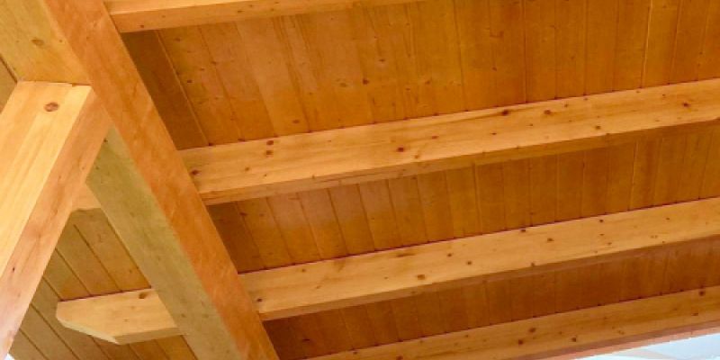 Tejado de madera fabricado a medida en Barcelona