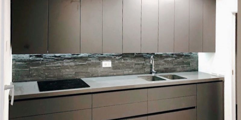 Muebles de cocina de diseño con V