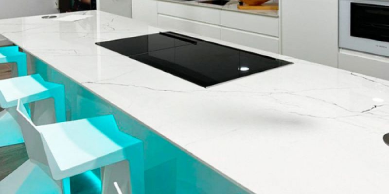 Cocinas de diseño reformada con V