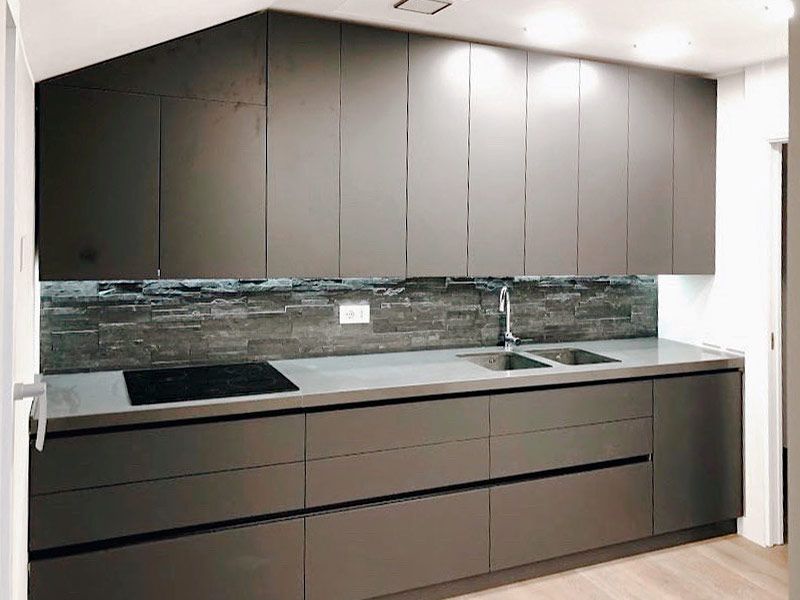 Muebles de cocina de diseño con V